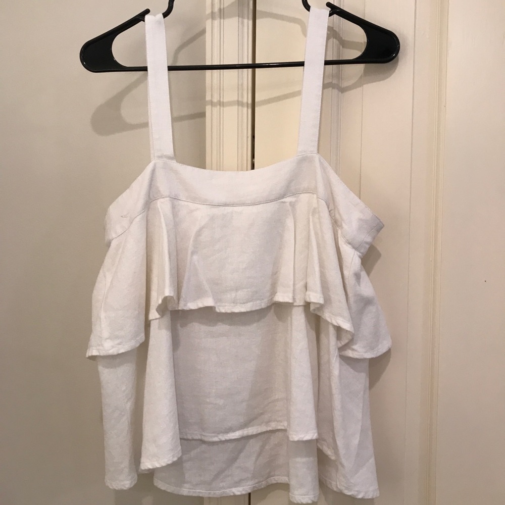 Ruffle tank top